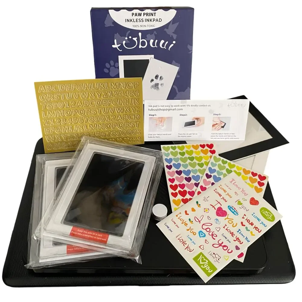 NWT Print Kit for Dogs Paws or Nose Inkless Clean Touch Pad Pet Family Keepsake